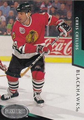 #45 Chris Chelios - Chicago Blackhawks - 1993-94 Parkhurst Hockey