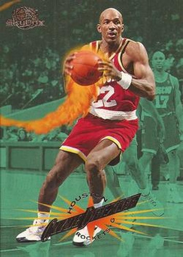 #45 Clyde Drexler - Houston Rockets - 1995-96 SkyBox Premium Basketball