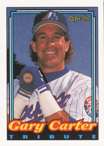 #45 Gary Carter - Montreal Expos - 1992 O-Pee-Chee Baseball