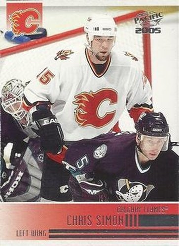#45 Chris Simon - Calgary Flames - 2004-05 Pacific Hockey