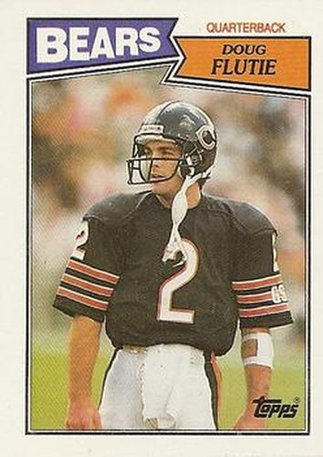 #45 Doug Flutie - Chicago Bears - 1987 Topps Football