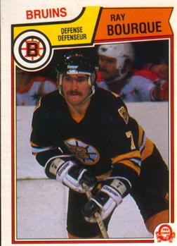 #45 Ray Bourque - Boston Bruins - 1983-84 O-Pee-Chee Hockey