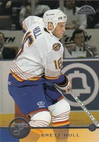 #45 Brett Hull - St. Louis Blues - 1996-97 Leaf Hockey
