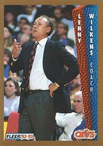 #45 Lenny Wilkens - Cleveland Cavaliers - 1992-93 Fleer Basketball