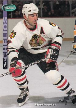 #45 Chris Chelios - Chicago Blackhawks - 1994-95 Parkhurst Hockey