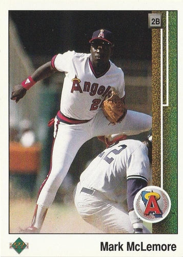#245 Mark McLemore - California Angels - 1989 Upper Deck Baseball