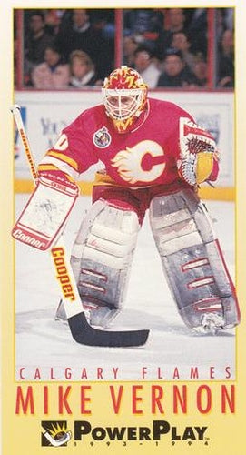 #45 Mike Vernon - Calgary Flames - 1993-94 Fleer PowerPlay Hockey