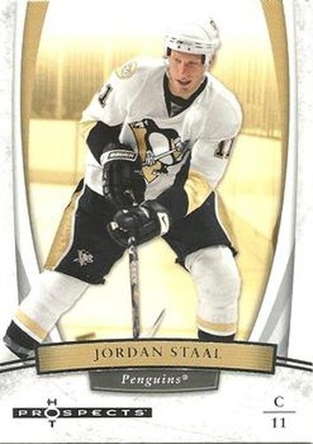 #45 Jordan Staal - Pittsburgh Penguins - 2007-08 Fleer Hot Prospects Hockey