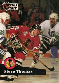 #45 Steve Thomas - 1991-92 Pro Set Hockey