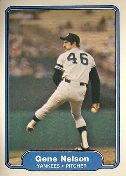 #45 Gene Nelson - New York Yankees - 1982 Fleer Baseball