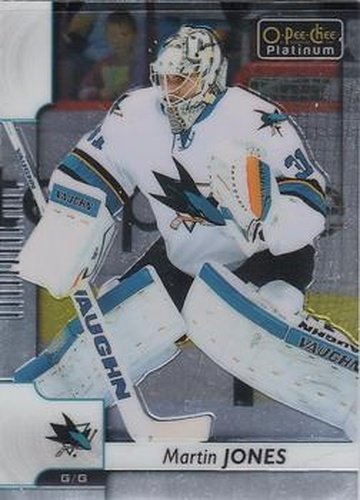 #45 Martin Jones - San Jose Sharks - 2017-18 O-Pee-Chee Platinum Hockey