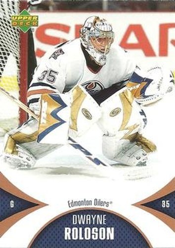#45 Dwayne Roloson - Edmonton Oilers - 2006-07 Upper Deck Mini Jersey Hockey
