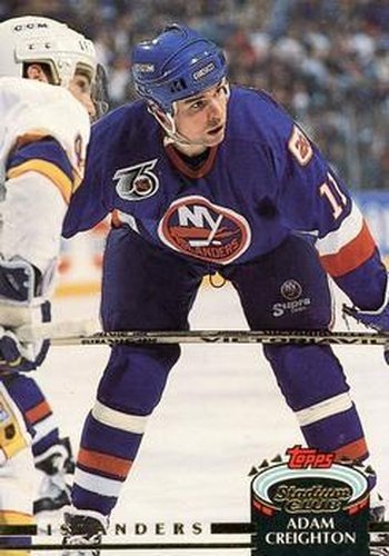 #45 Adam Creighton - New York Islanders - 1992-93 Stadium Club Hockey