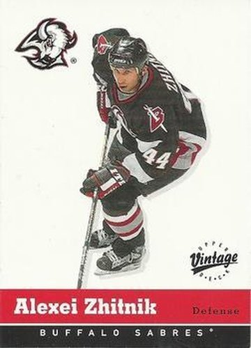 #45 Alexei Zhitnik - Buffalo Sabres - 2000-01 Upper Deck Vintage Hockey