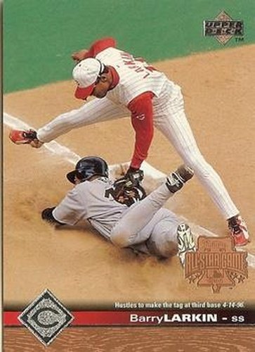 #45 Barry Larkin - Cincinnati Reds - 1997 Upper Deck Baseball