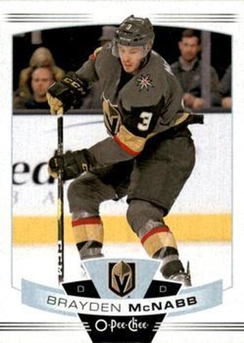 #45 Brayden McNabb - Vegas Golden Knights - 2019-20 O-Pee-Chee Hockey