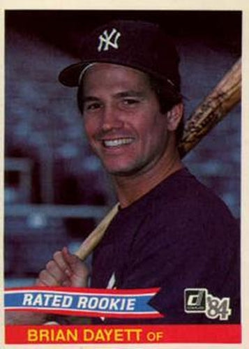 #45 Brian Dayett - New York Yankees - 1984 Donruss Baseball