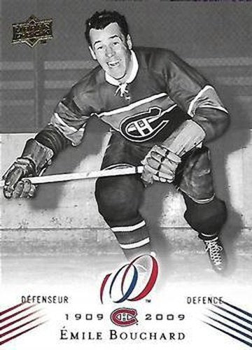 #45 Butch Bouchard - Montreal Canadiens - 2008-09 Upper Deck Montreal Canadiens Centennial Hockey