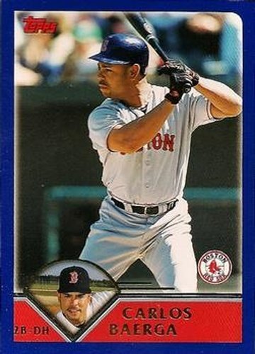 #45 Carlos Baerga - Boston Red Sox - 2003 Topps Baseball