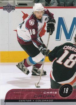 #45 Chris Drury - Colorado Avalanche - 2002-03 Upper Deck Hockey