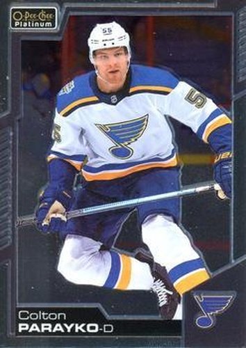 #45 Colton Parayko - St. Louis Blues - 2020-21 O-Pee-Chee Platinum Hockey