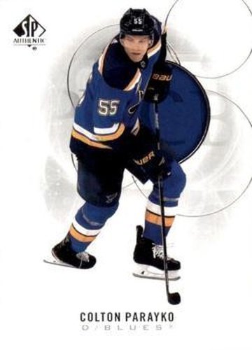 #45 Colton Parayko - St. Louis Blues - 2020-21 SP Authentic Hockey