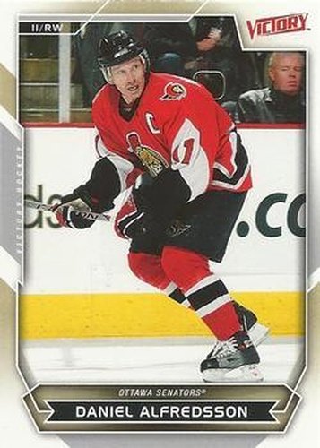 #45 Daniel Alfredsson - Ottawa Senators - 2007-08 Upper Deck Victory Hockey