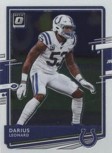 #45 Darius Leonard - Indianapolis Colts - 2020 Donruss Optic Football
