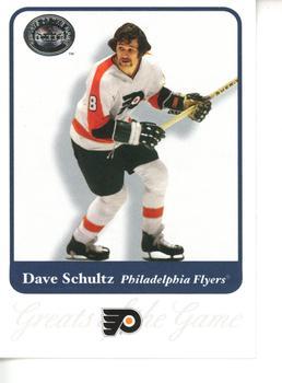 #45 Dave Schultz - Philadelphia Flyers - 2001-02 Fleer Greats of the Game Hockey