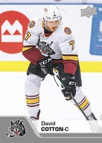 #45 David Cotton - Chicago Wolves - 2020-21 Upper Deck AHL Hockey