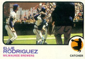 #45 Ellie Rodriguez - Milwaukee Brewers - 1973 Topps Baseball
