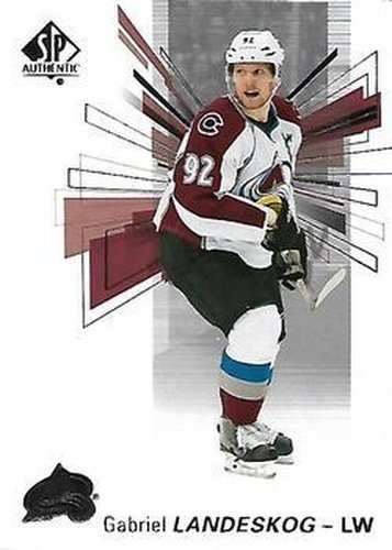 #45 Gabriel Landeskog - Colorado Avalanche - 2016-17 SP Authentic Hockey