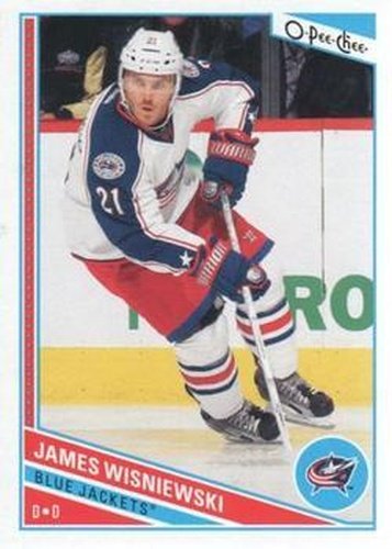 #45 James Wisniewski - Columbus Blue Jackets - 2013-14 O-Pee-Chee Hockey