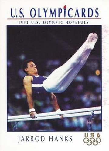 #45 Jarrod Hanks - USA - 1992 Impel U.S. Olympic Hopefuls