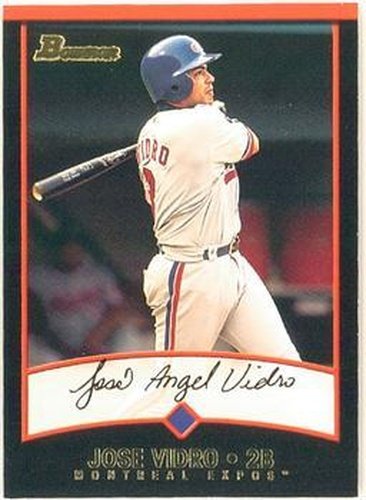 #45 Jose Vidro - Montreal Expos - 2001 Bowman Baseball