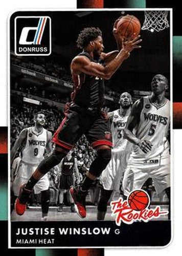 #45 Justise Winslow - Miami Heat - 2015-16 Donruss - The Rookies Basketball