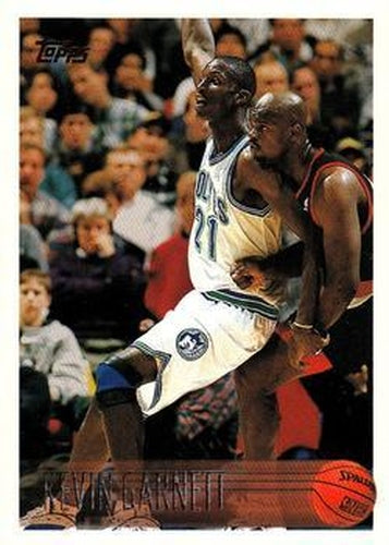 #45 Kevin Garnett - Minnesota Timberwolves - 1996-97 Topps Basketball