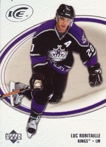 #45 Luc Robitaille - Los Angeles Kings - 2005-06 Upper Deck Ice Hockey
