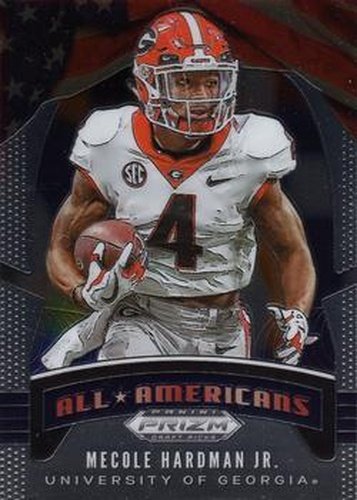 #45 Mecole Hardman Jr.- Georgia Bulldogs - 2020 Panini Prizm Draft Picks Football