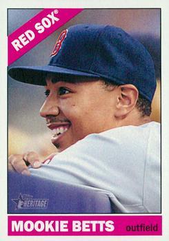 #45 Mookie Betts - Boston Red Sox - 2015 Topps Heritage Baseball