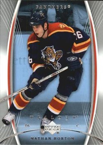 #45 Nathan Horton - Florida Panthers - 2007-08 Upper Deck Trilogy Hockey