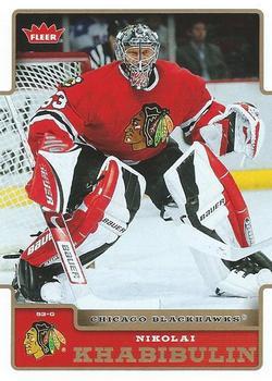 #45 Nikolai Khabibulin - Chicago Blackhawks - 2006-07 Fleer Hockey