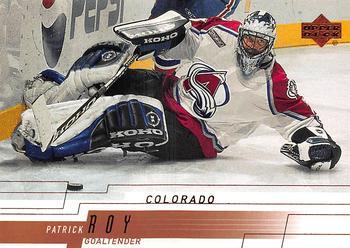 #45 Patrick Roy - Colorado Avalanche - 2000-01 Upper Deck Hockey