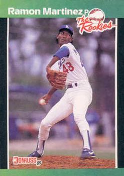 #45 Ramon Martinez - Los Angeles Dodgers - 1989 Donruss The Rookies Baseball