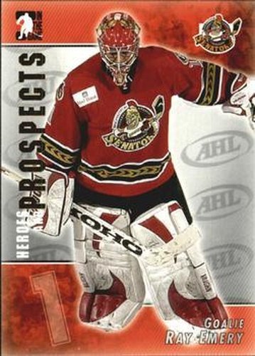 #45 Ray Emery - Binghamton Senators - 2004-05 In The Game Heroes and Prospects Hockey