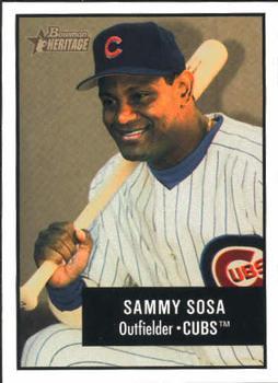 #45 Sammy Sosa - Chicago Cubs - 2003 Bowman Heritage Baseball