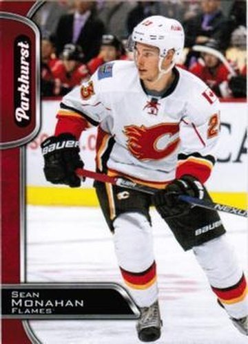 #45 Sean Monahan - Calgary Flames - 2016-17 Parkhurst - Red Hockey