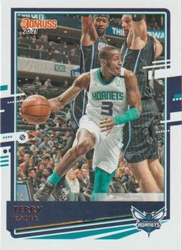 #45 Terry Rozier - Charlotte Hornets - 2020-21 Donruss Basketball
