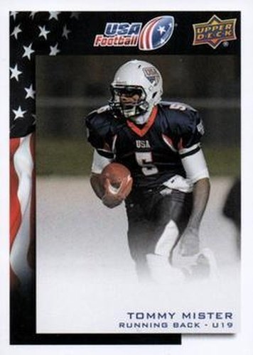 #45 Tommy Mister - USA - 2014 Upper Deck USA Football