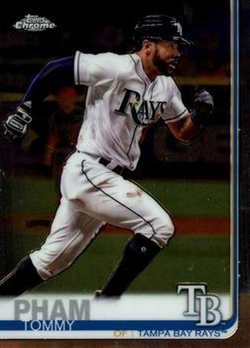 #45 Tommy Pham - Tampa Bay Rays - 2019 Topps Chrome Baseball